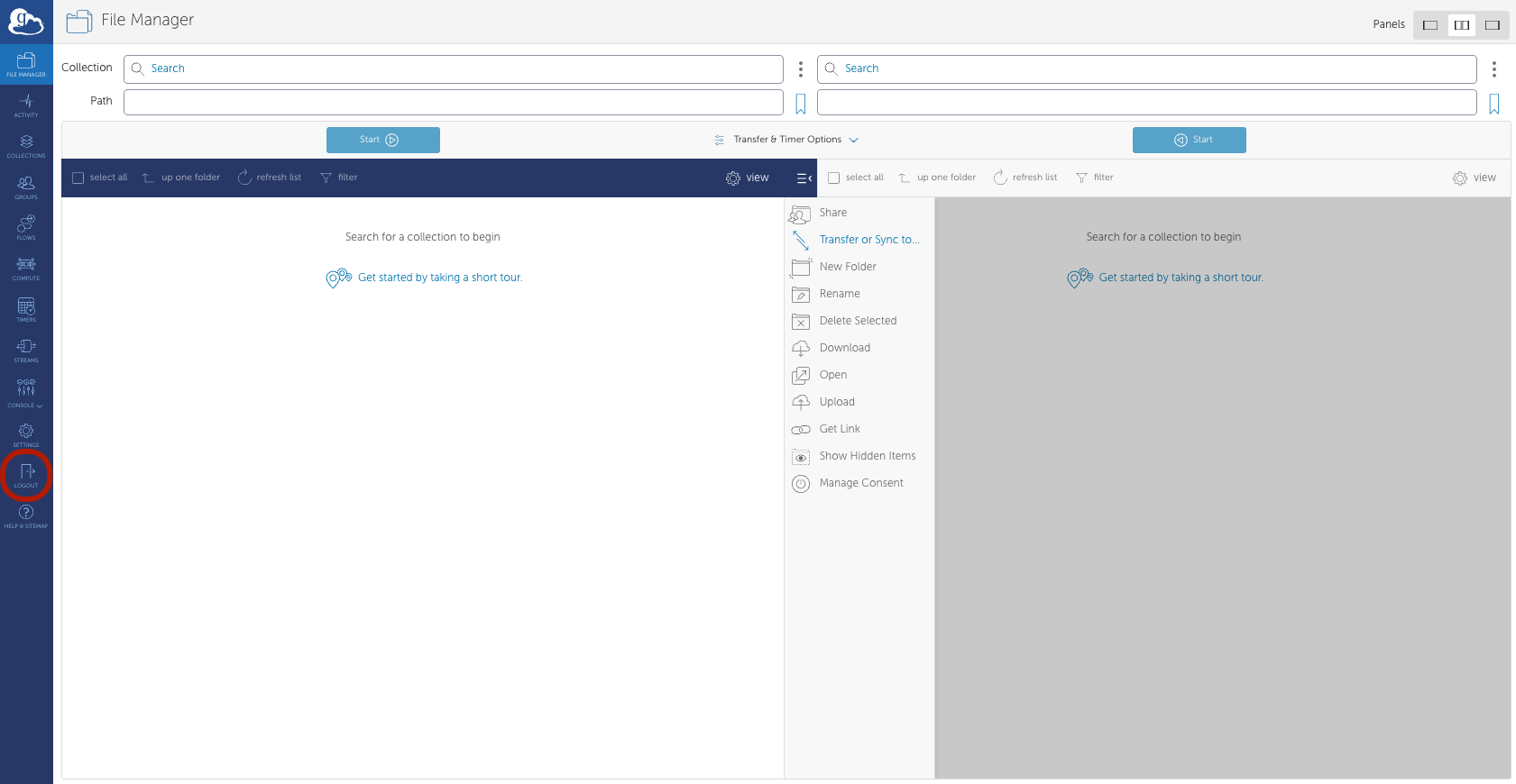 Globus_Main_Screen_Highlight_Settings.png
