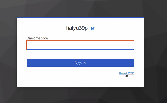 Reset OPT Example