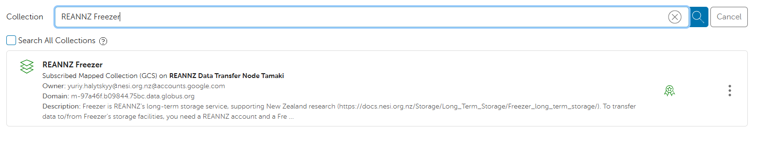 Globus_Freezer_Secret_Reset
